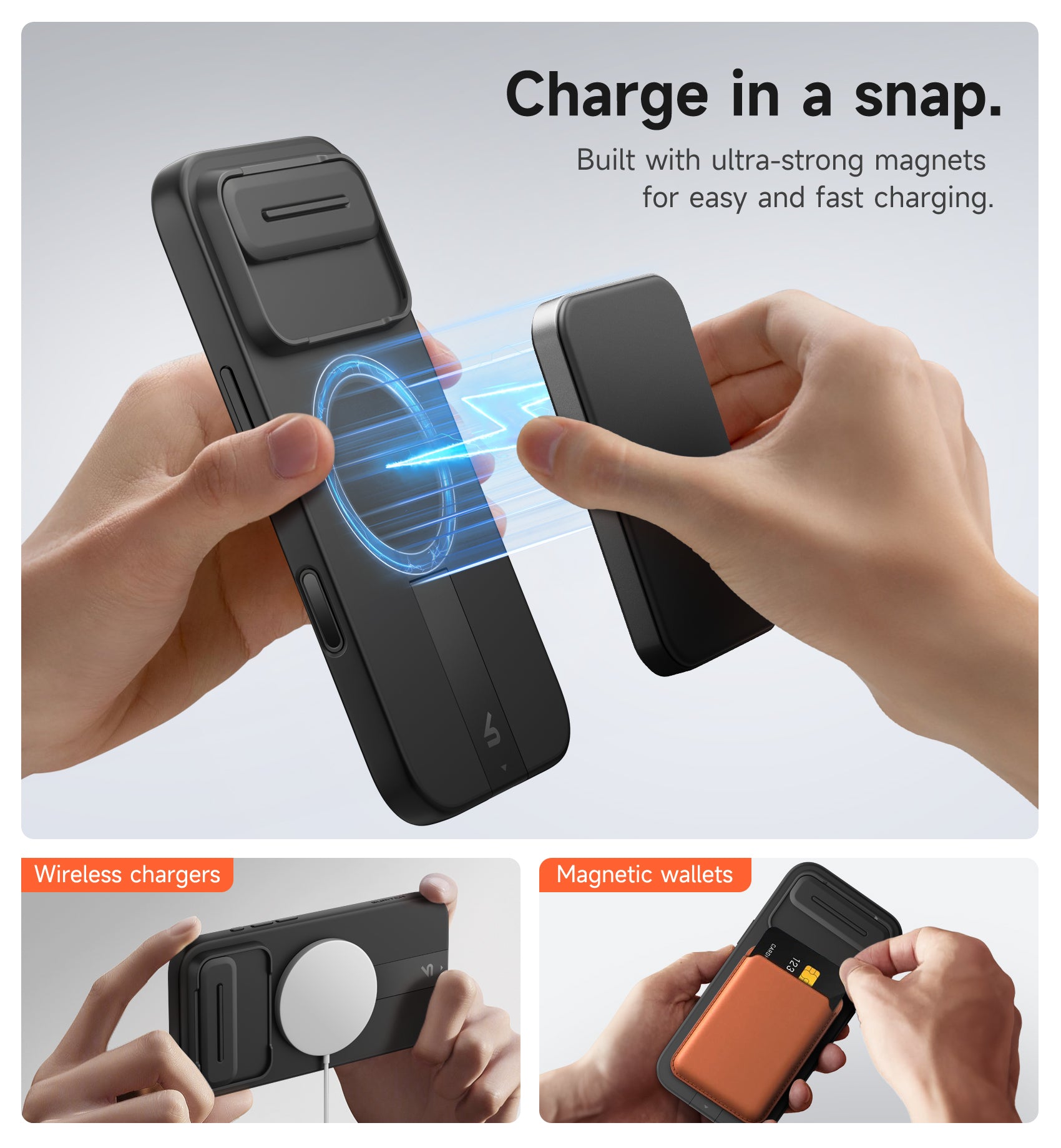 Suritch Case for iPhone 17 Air with Camera Control Cover Camera Slide Cover Adjustable Kickstand Compatible with MagSafe Shockproof Bumper