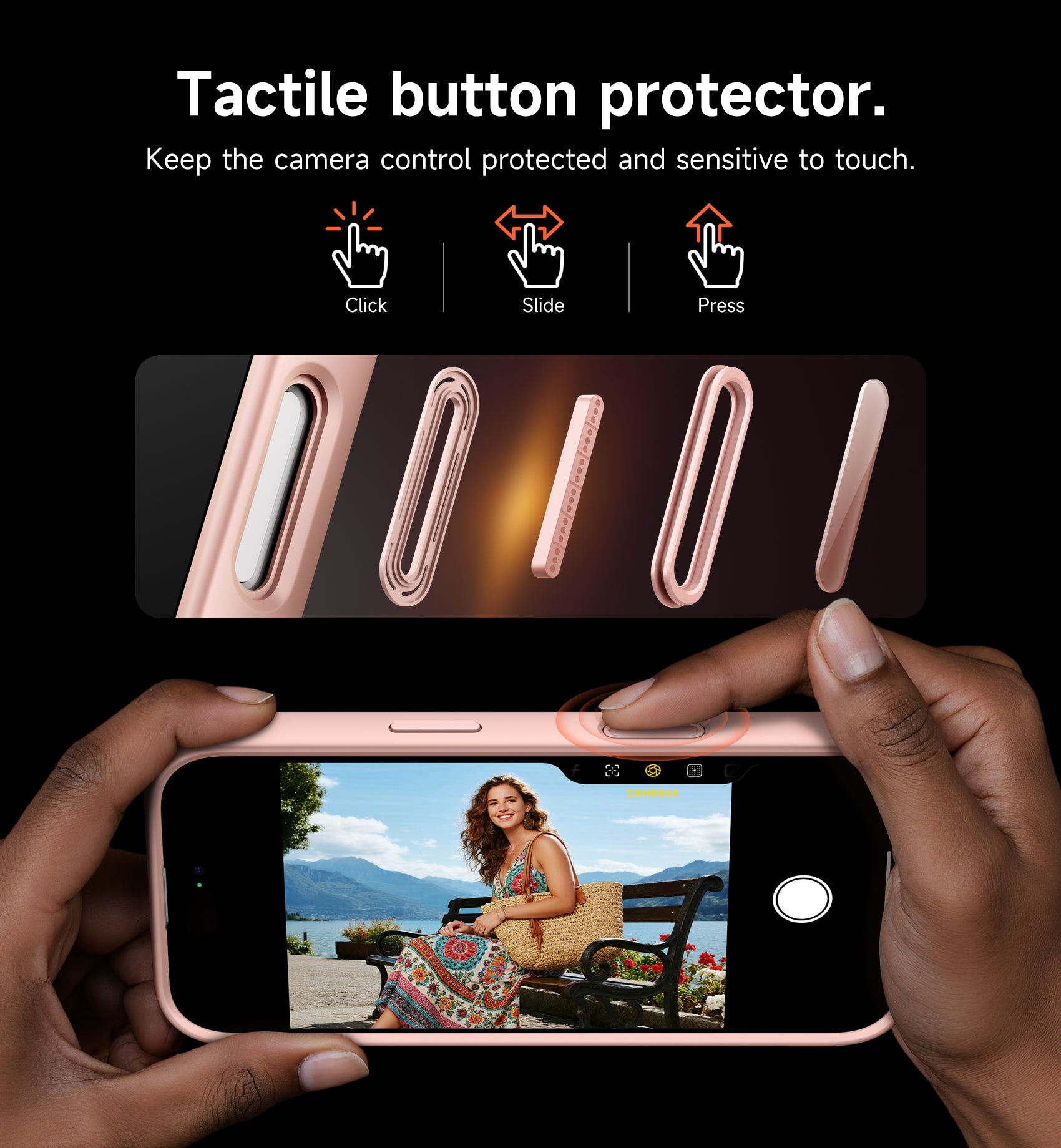 Suritch Case for iPhone 17 Air with Camera Control Cover Camera Slide Cover Adjustable Kickstand Compatible with MagSafe Shockproof Bumper