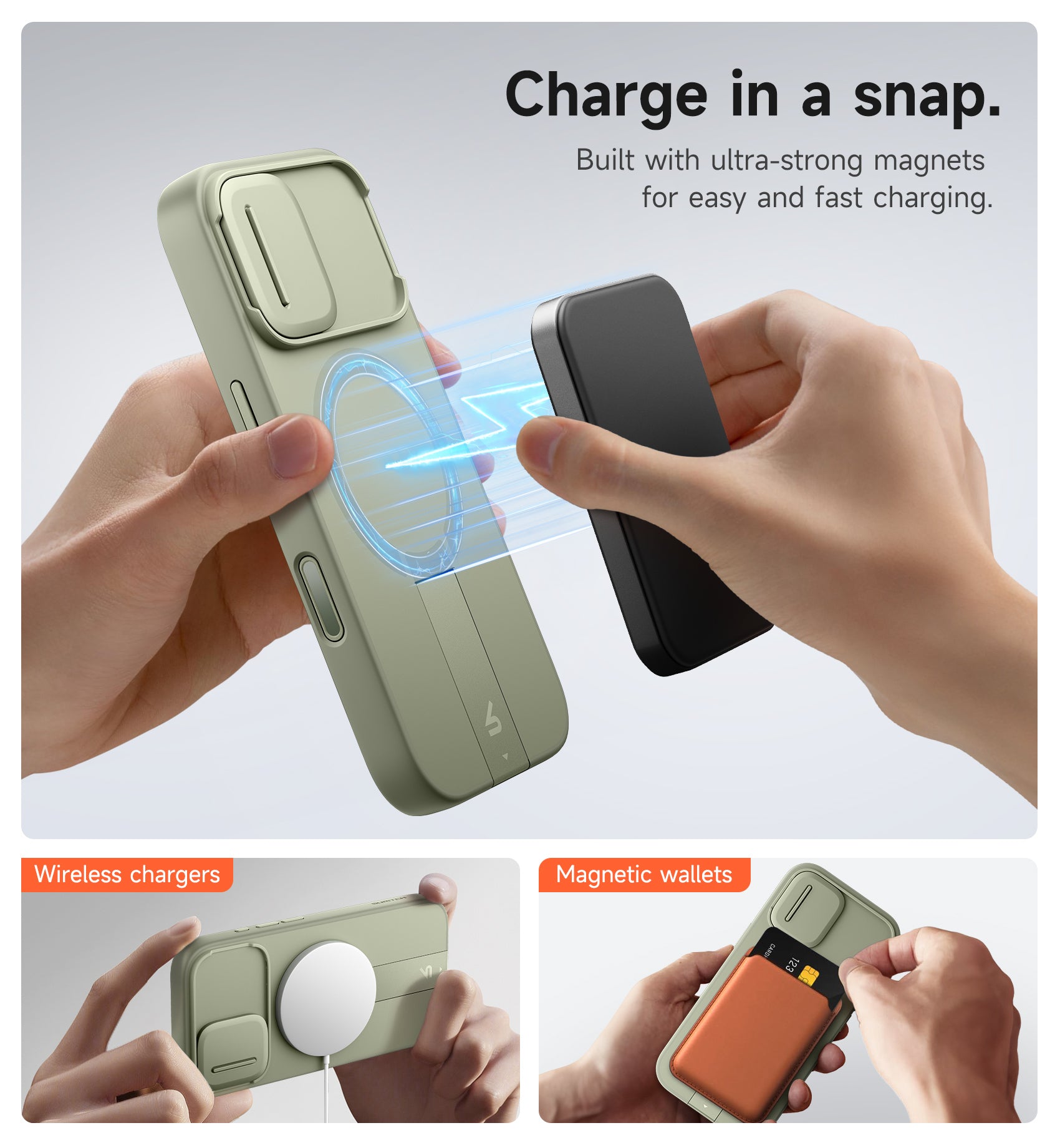 Suritch Case for iPhone 17 with Camera Control Cover Camera Slide Cover Adjustable Kickstand Compatible with MagSafe Shockproof Bumper