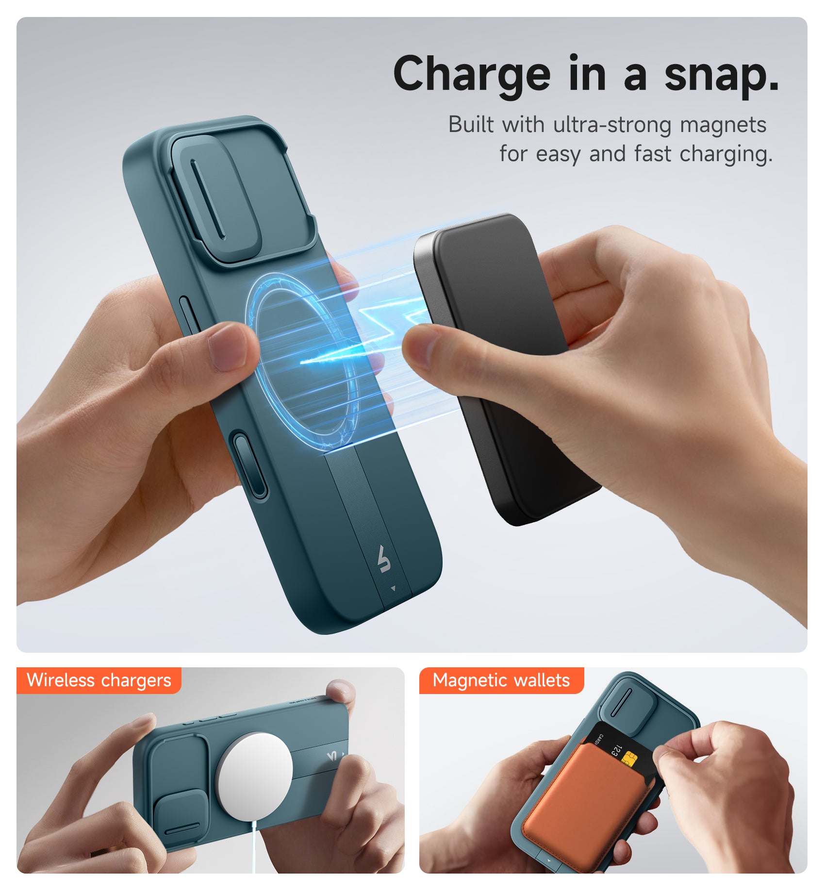 Suritch Case for iPhone 17 with Camera Control Cover Camera Slide Cover Adjustable Kickstand Compatible with MagSafe Shockproof Bumper