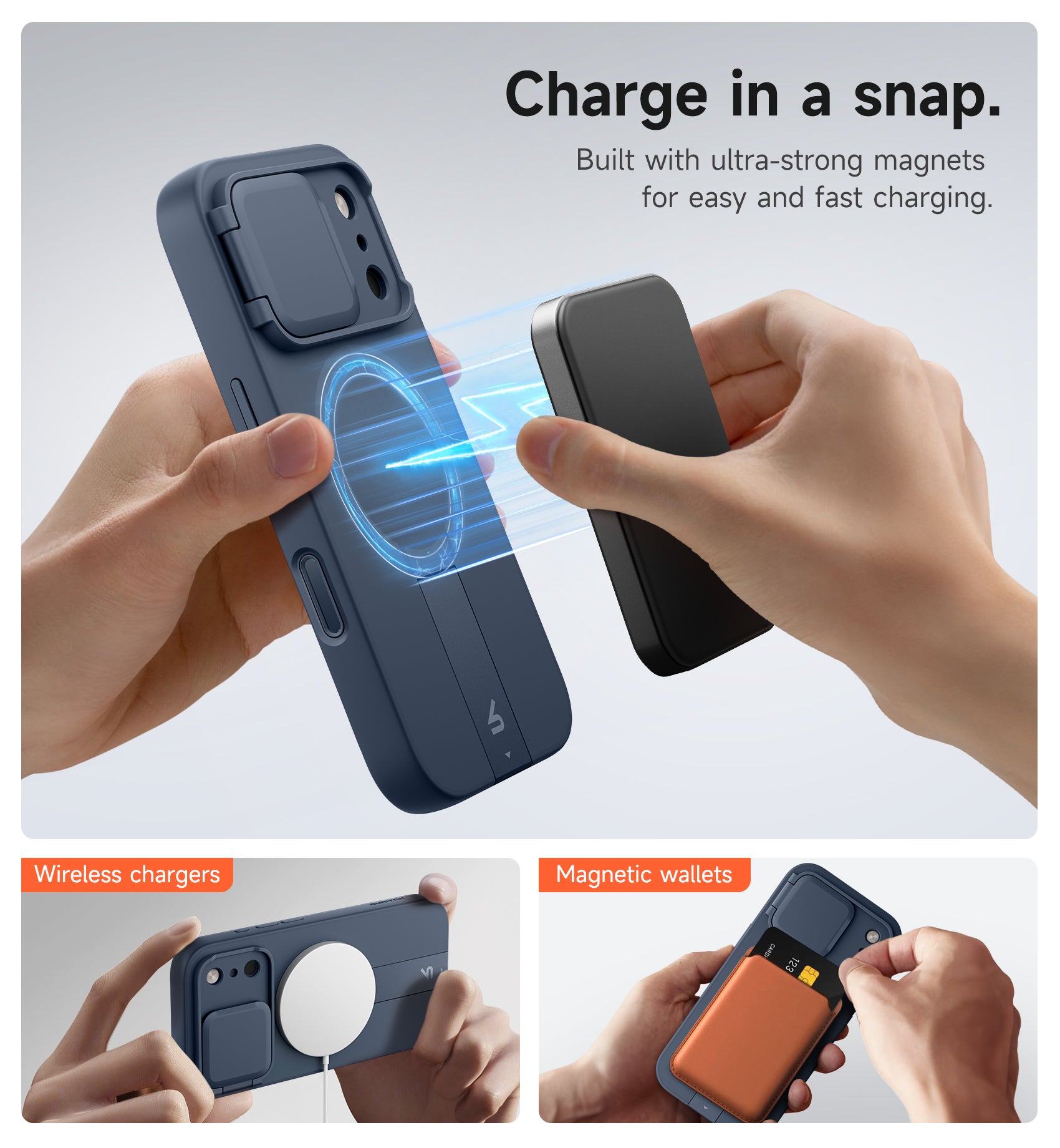 Suritch Case for iPhone 17 Pro with Camera Control Cover Camera Cover Adjustable Kickstand Compatible with MagSafe Shockproof Bumper
