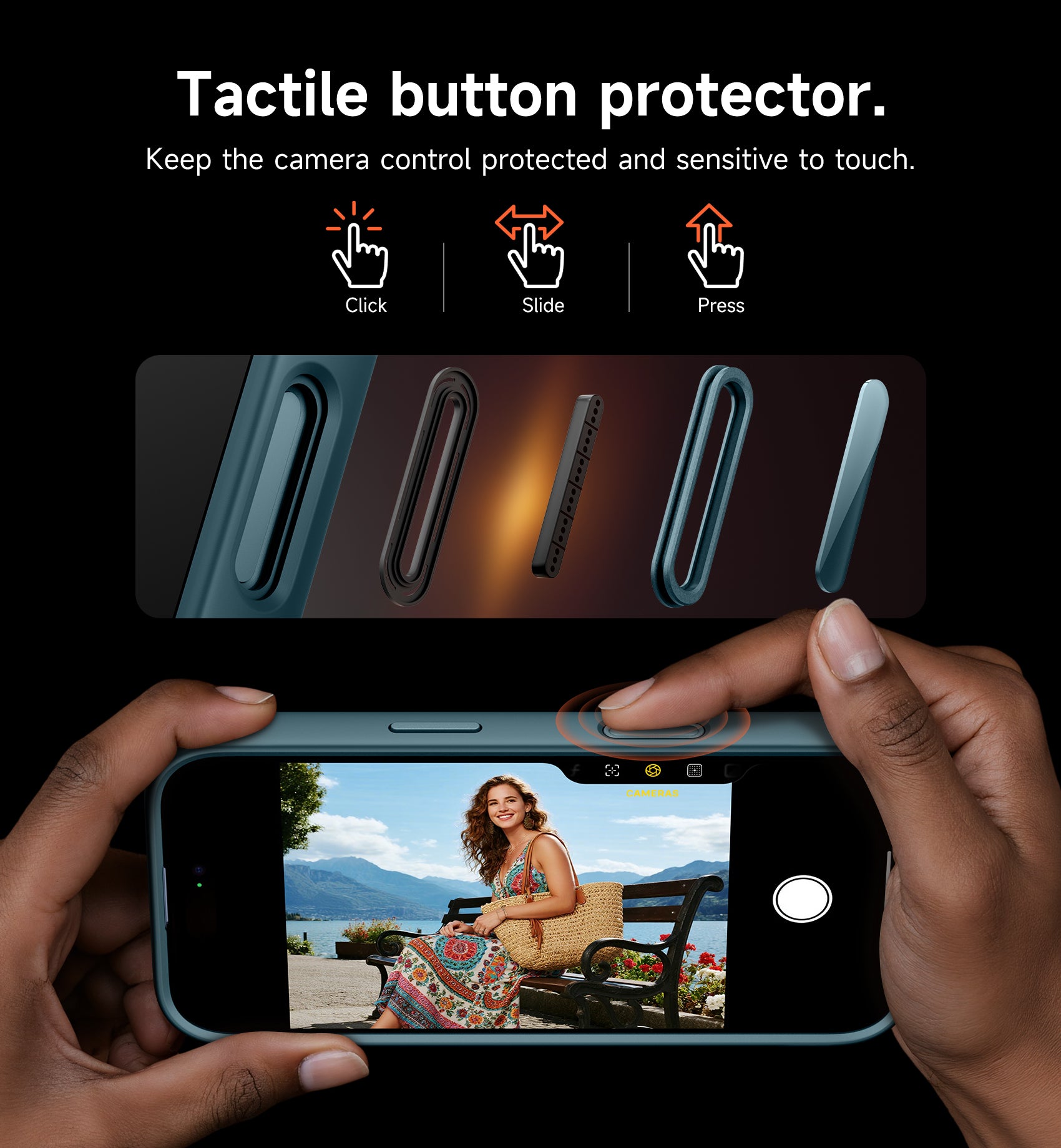 Suritch Case for iPhone 17 Pro with Camera Control Cover Camera Cover Adjustable Kickstand Compatible with MagSafe Shockproof Bumper