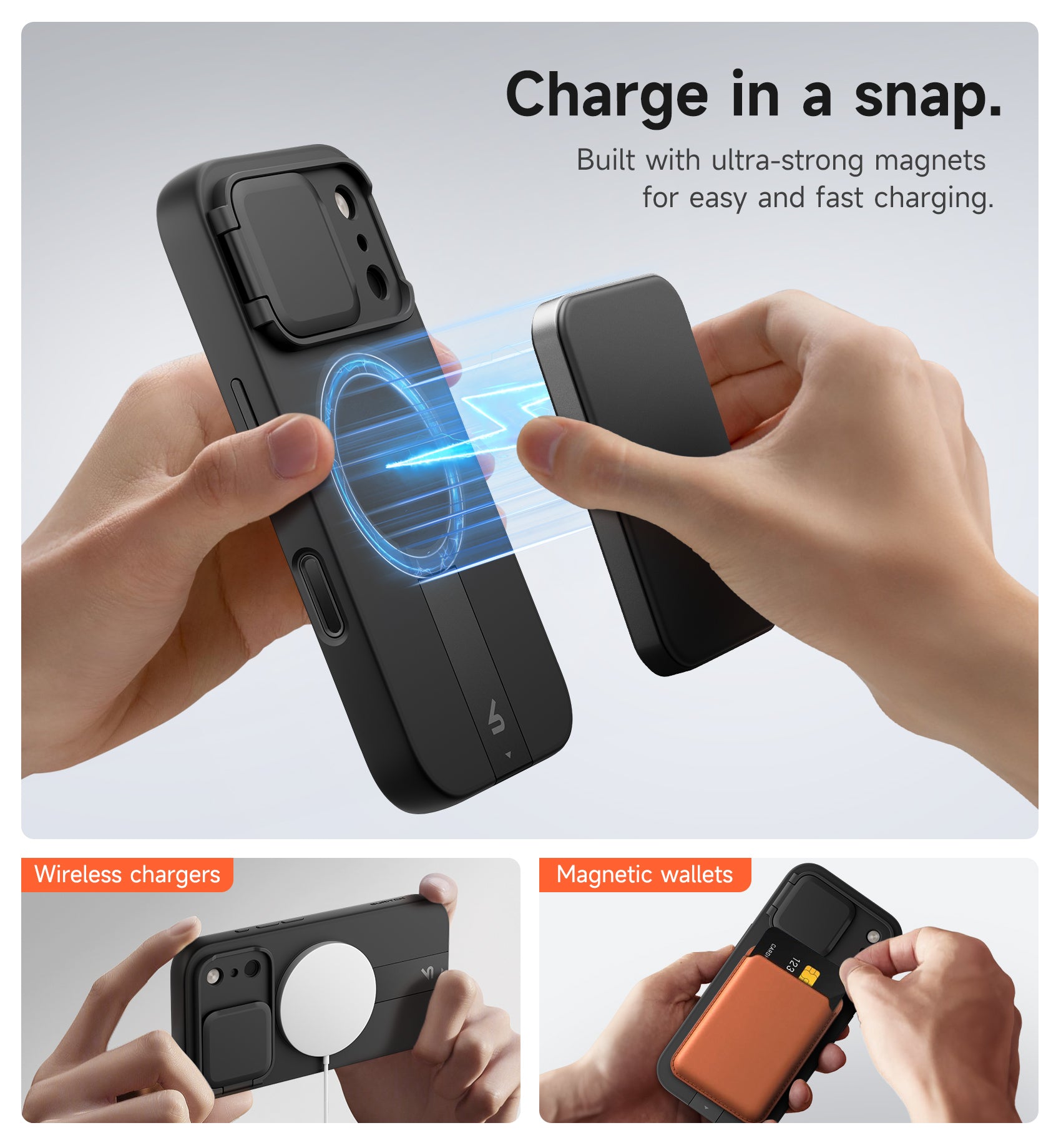 Suritch Case for iPhone 17 Pro Max with Camera Control Cover Camera Cover Adjustable Kickstand Compatible with MagSafe Shockproof Bumper