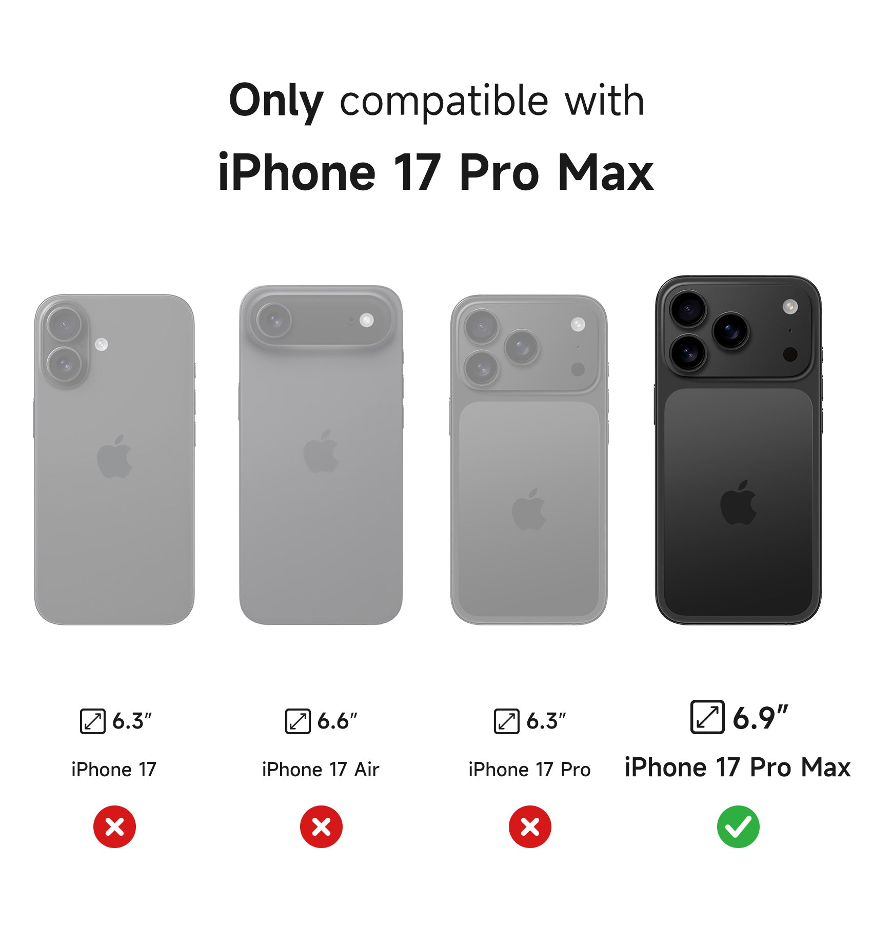 Suritch Case for iPhone 17 Pro Max with Camera Control Cover Camera Cover Adjustable Kickstand Compatible with MagSafe Shockproof Bumper