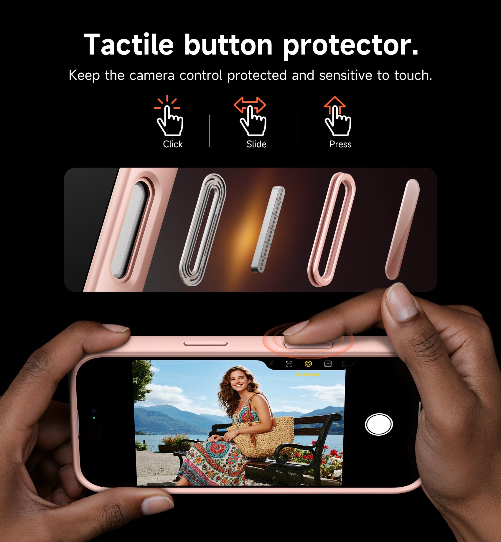 Suritch Case for iPhone 17 Pro Max with Camera Control Cover Camera Cover Adjustable Kickstand Compatible with MagSafe Shockproof Bumper