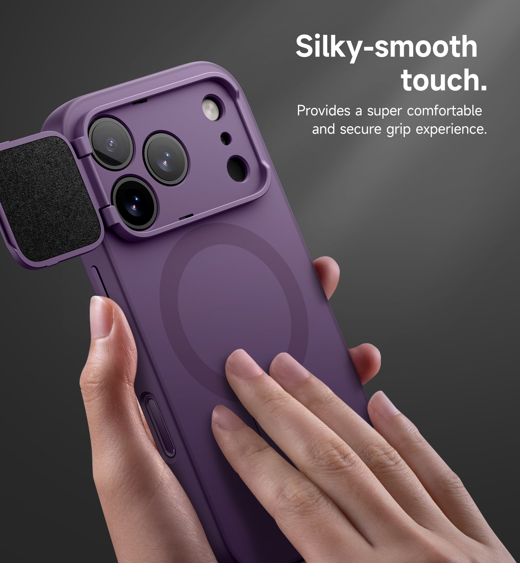 Suritch Case for iPhone 17 Pro Max with Camera Control Cover Camera Cover Adjustable Kickstand Compatible with MagSafe Shockproof Bumper