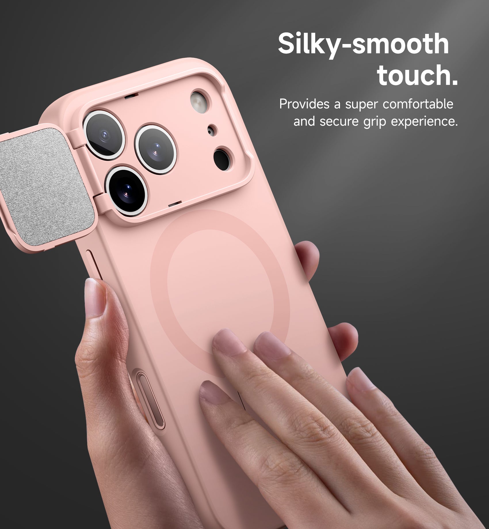 Suritch Case for iPhone 17 Pro with Camera Control Cover Camera Cover Adjustable Kickstand Compatible with MagSafe Shockproof Bumper