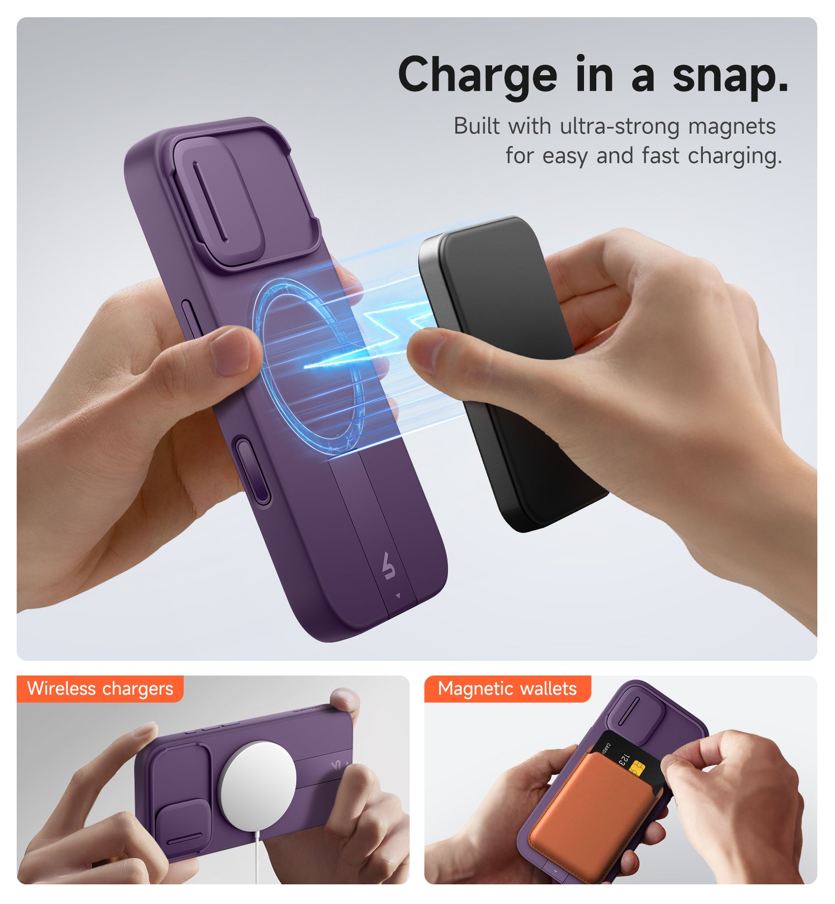 Suritch Case for iPhone 17 with Camera Control Cover Camera Slide Cover Adjustable Kickstand Compatible with MagSafe Shockproof Bumper