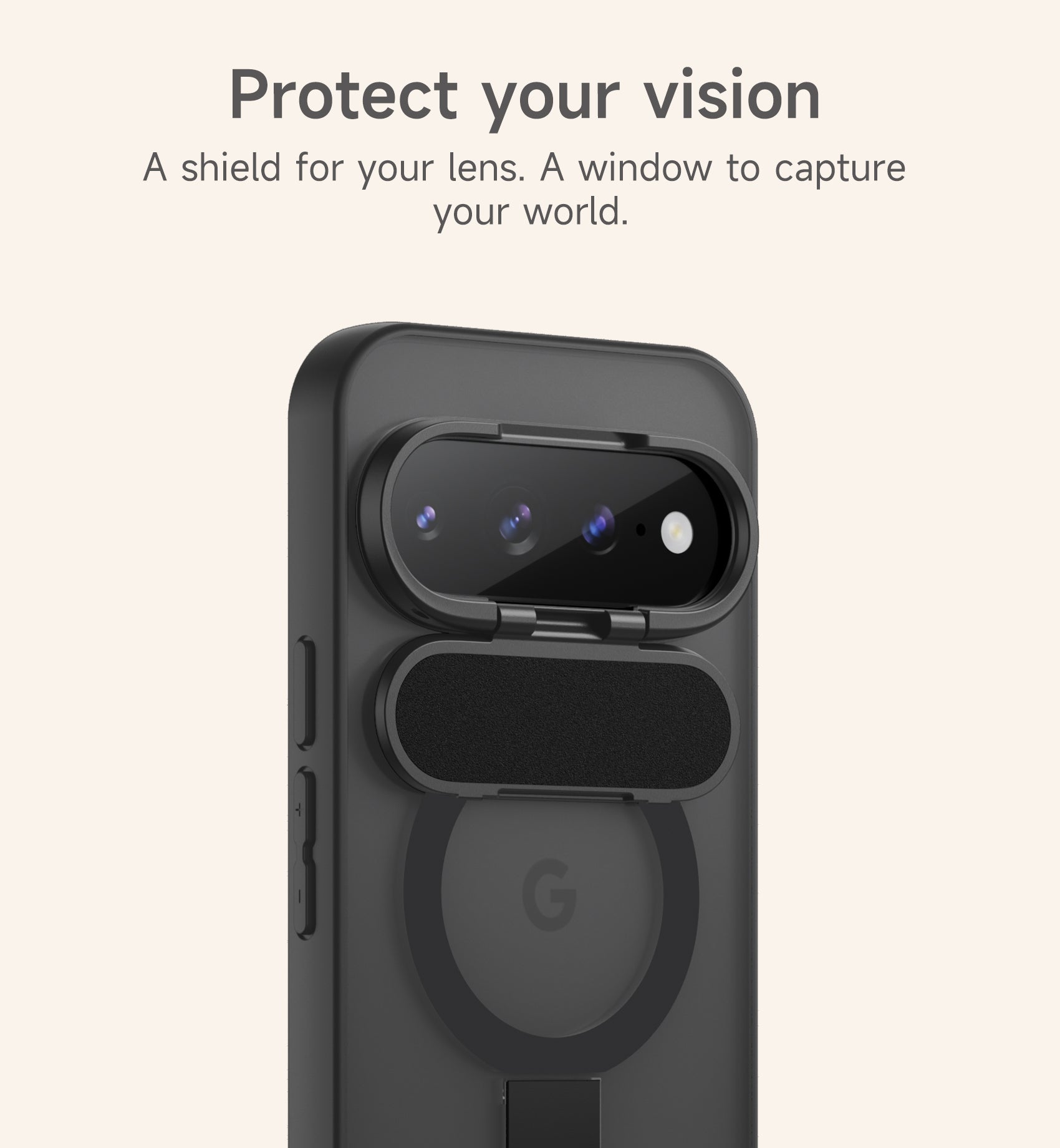 Suritch Magnetic Case for Google Pixel 11 Pro XL Translucent Back Cover Compatible with Magsafe Built-in Kickstand Camera Protection