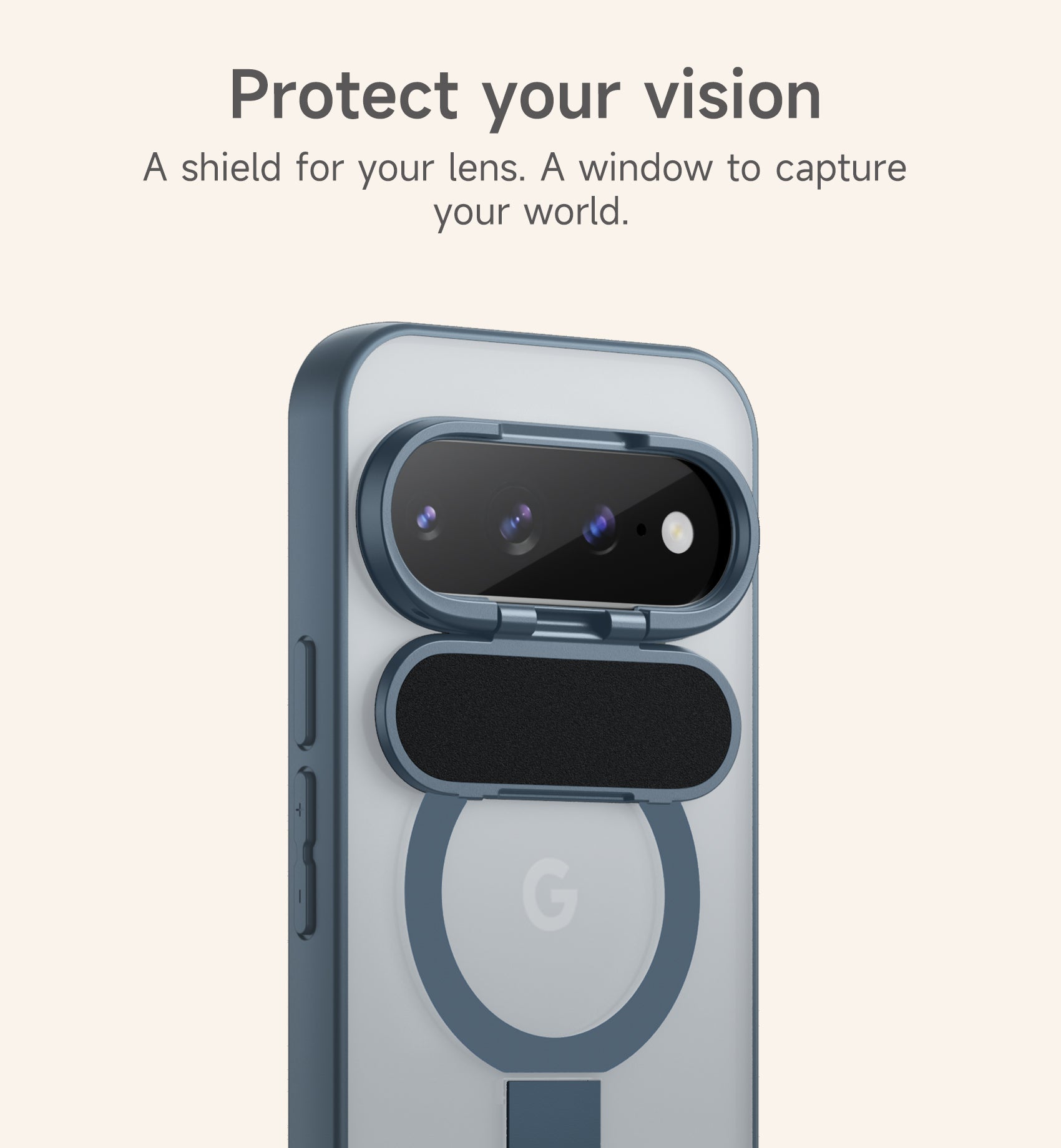 Suritch Magnetic Case for Google Pixel 11 Pro XL Translucent Back Cover Compatible with Magsafe Built-in Kickstand Camera Protection