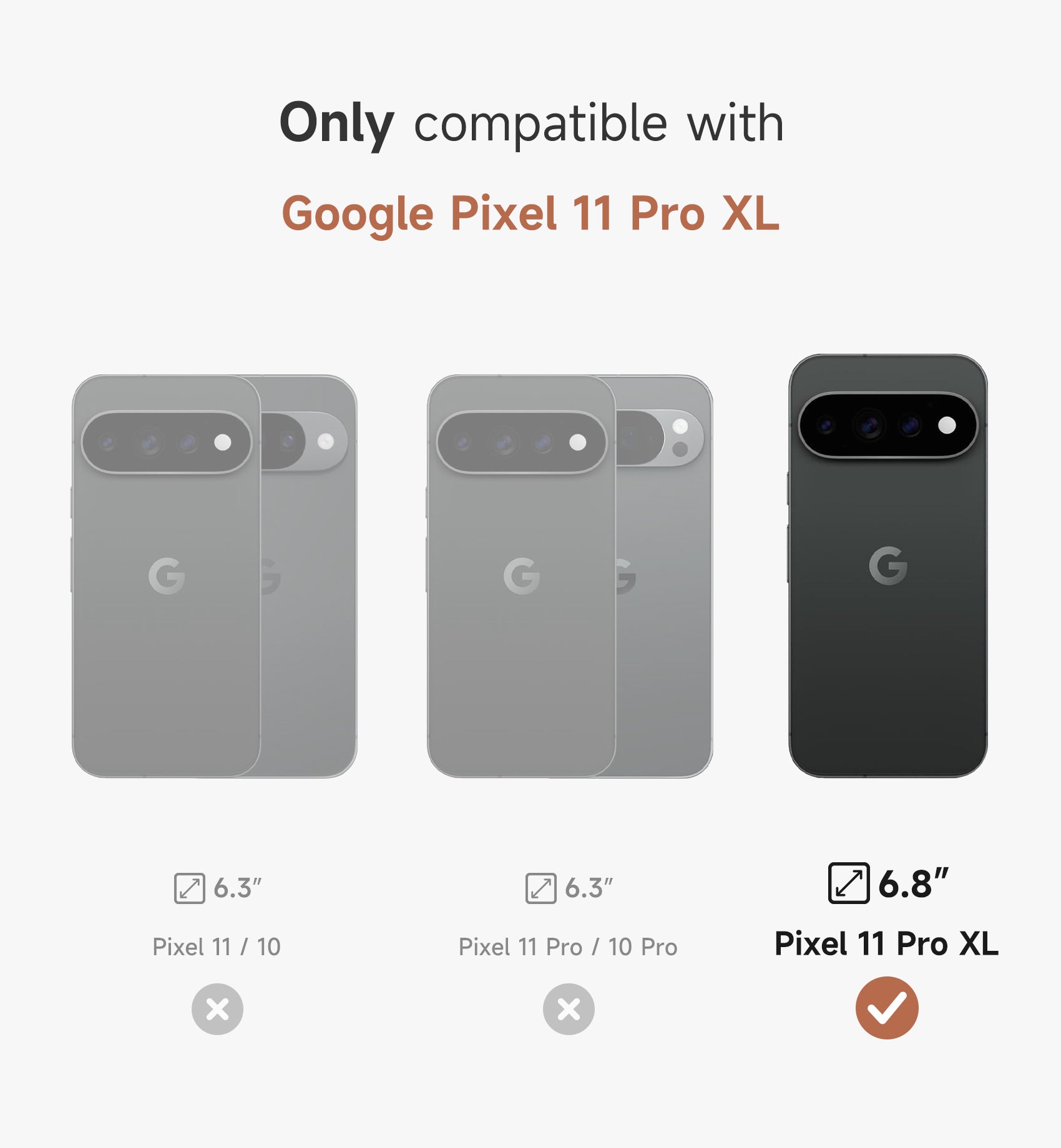 Suritch Magnetic Case for Google Pixel 11 Pro XL Translucent Back Cover Compatible with Magsafe Built-in Kickstand Camera Protection
