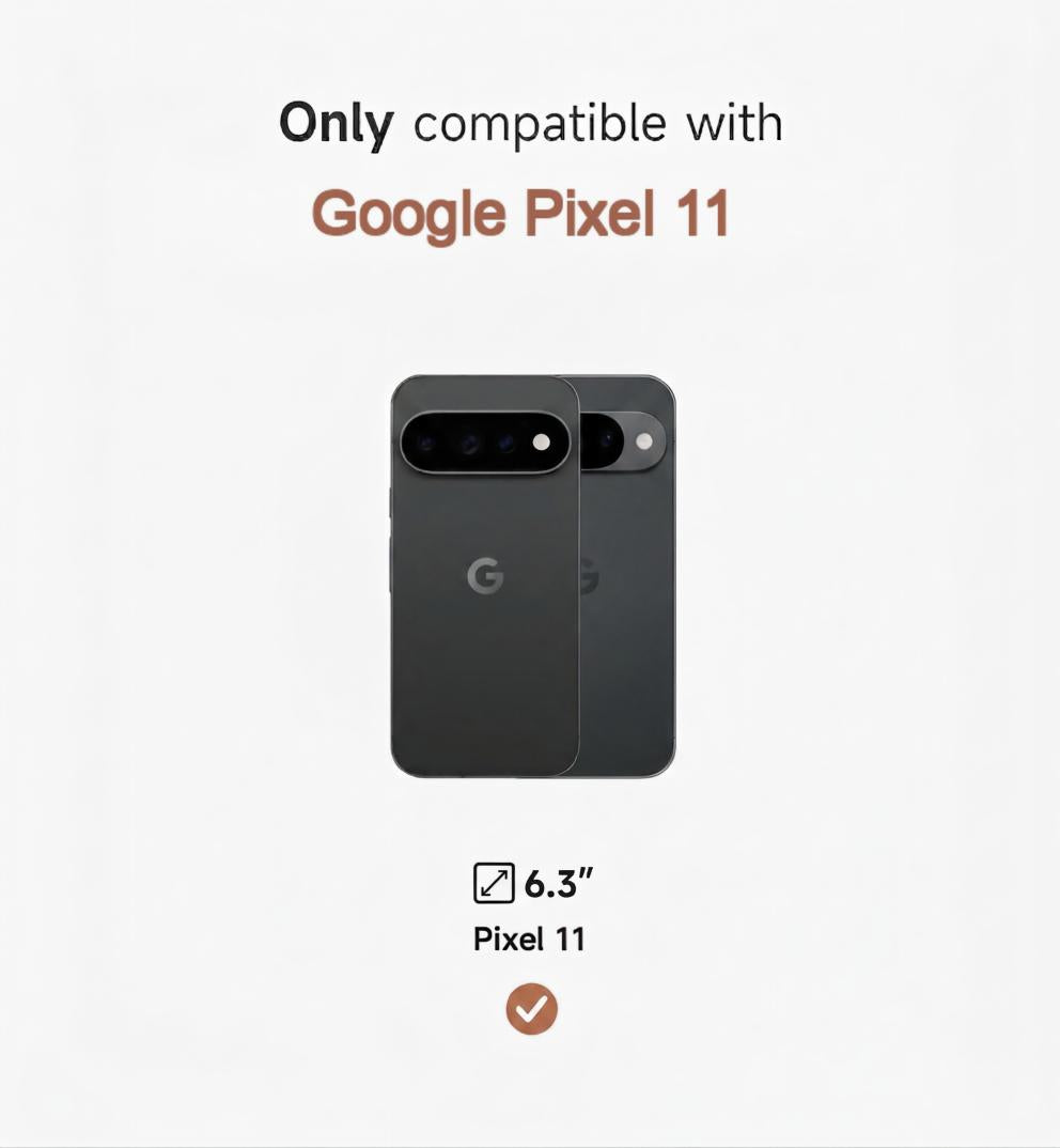 Suritch Magnetic Case for Google Pixel 11 Translucent Back Cover Compatible with Magsafe Built-in Kickstand Camera Protection