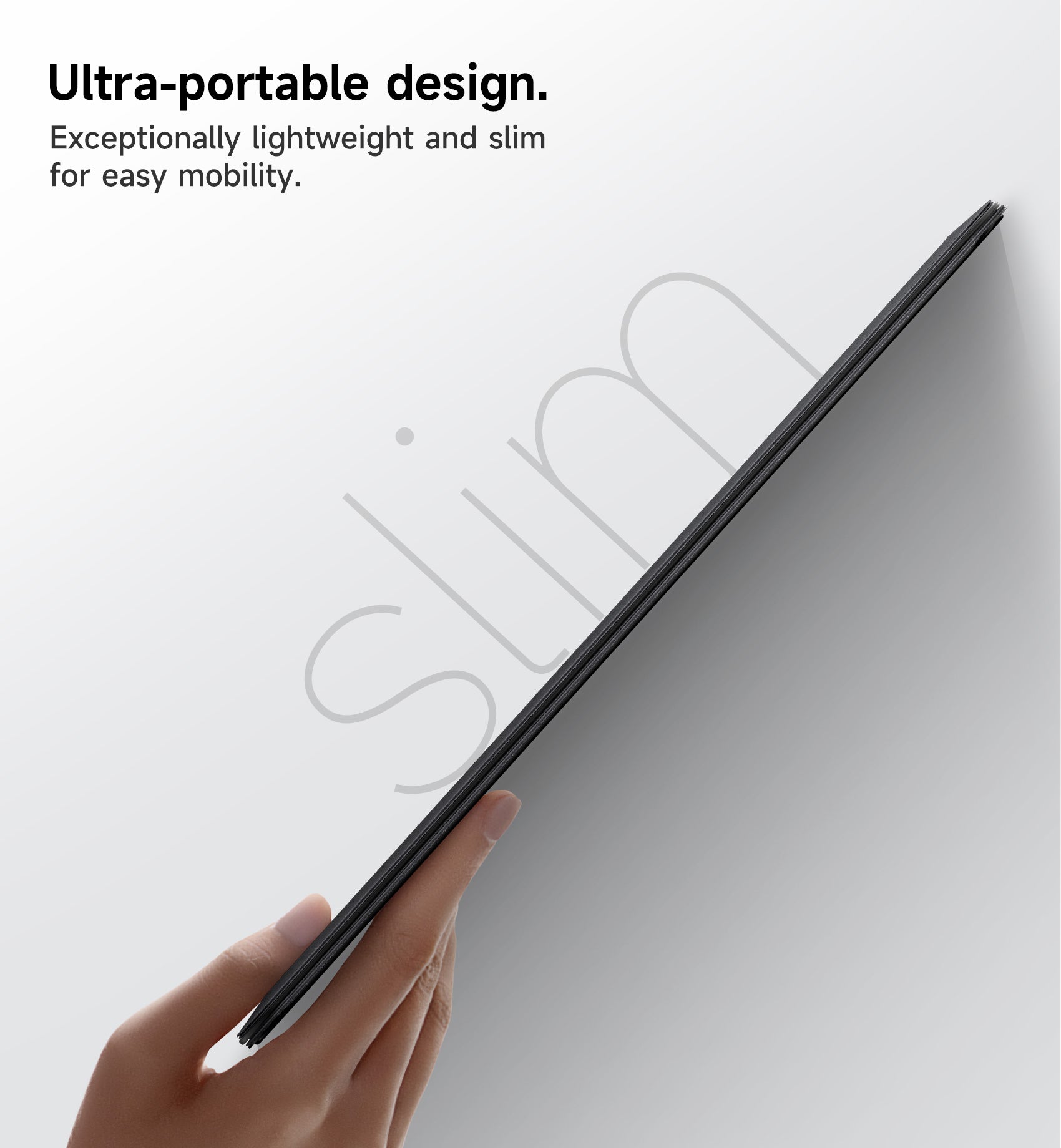 Suritch Magnetic Stand for 12.9 inch iPad Pro 4th Gen 2020 Lightweight Portable Holder Slim Magnetic Tablet Stand PU Leather