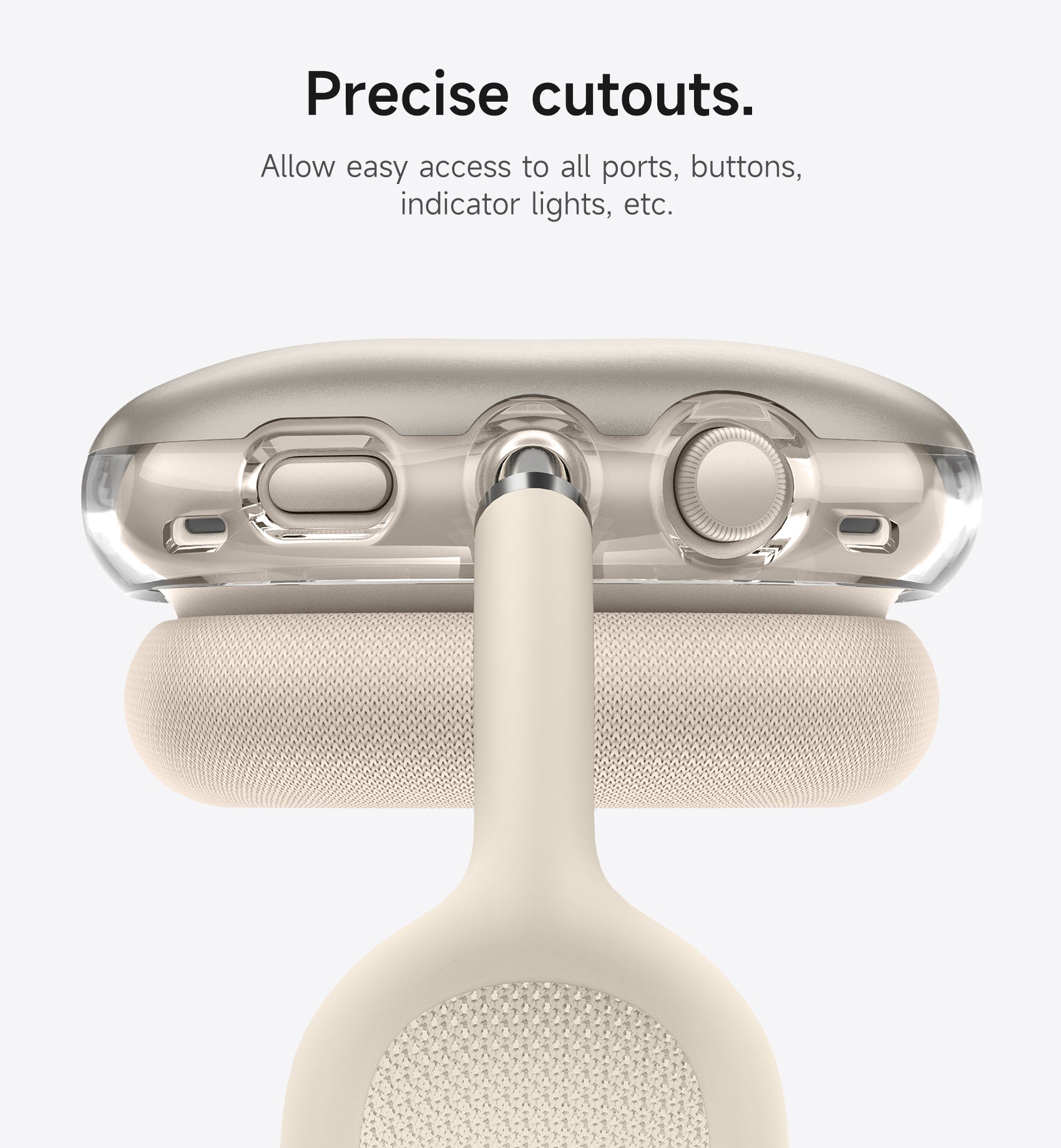 Suritch Case for AirPods Max Headphones TPU Anti-Scratch Ear Cups Cover