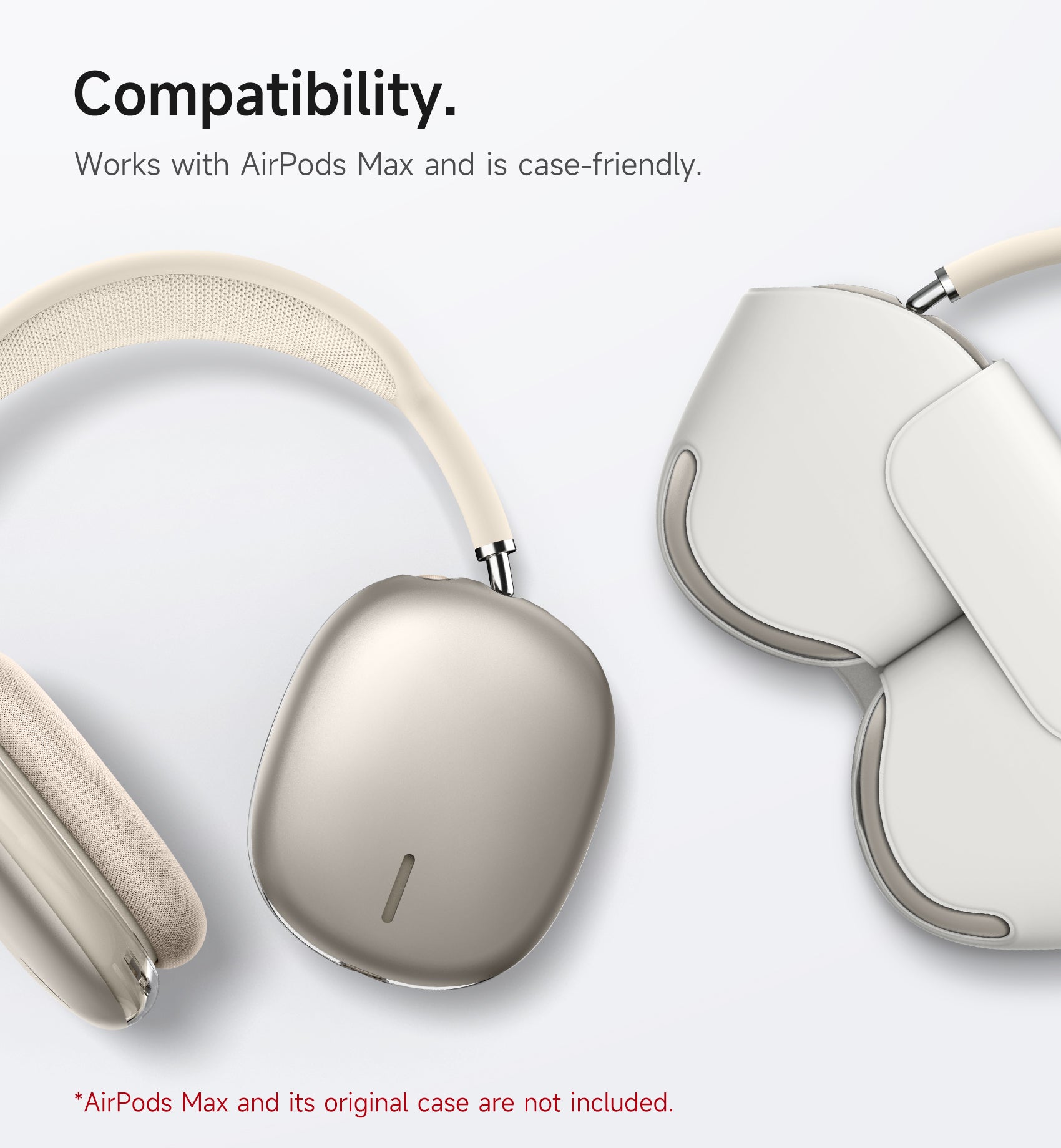 Suritch Case for AirPods Max Headphones TPU Anti-Scratch Ear Cups Cover