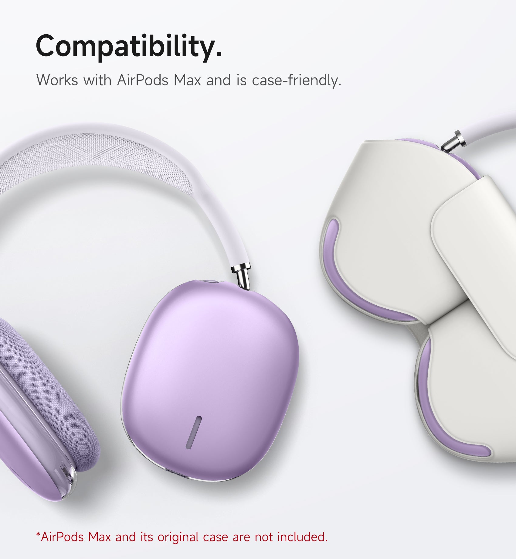 Suritch Case for AirPods Max Headphones TPU Anti-Scratch Ear Cups Cover