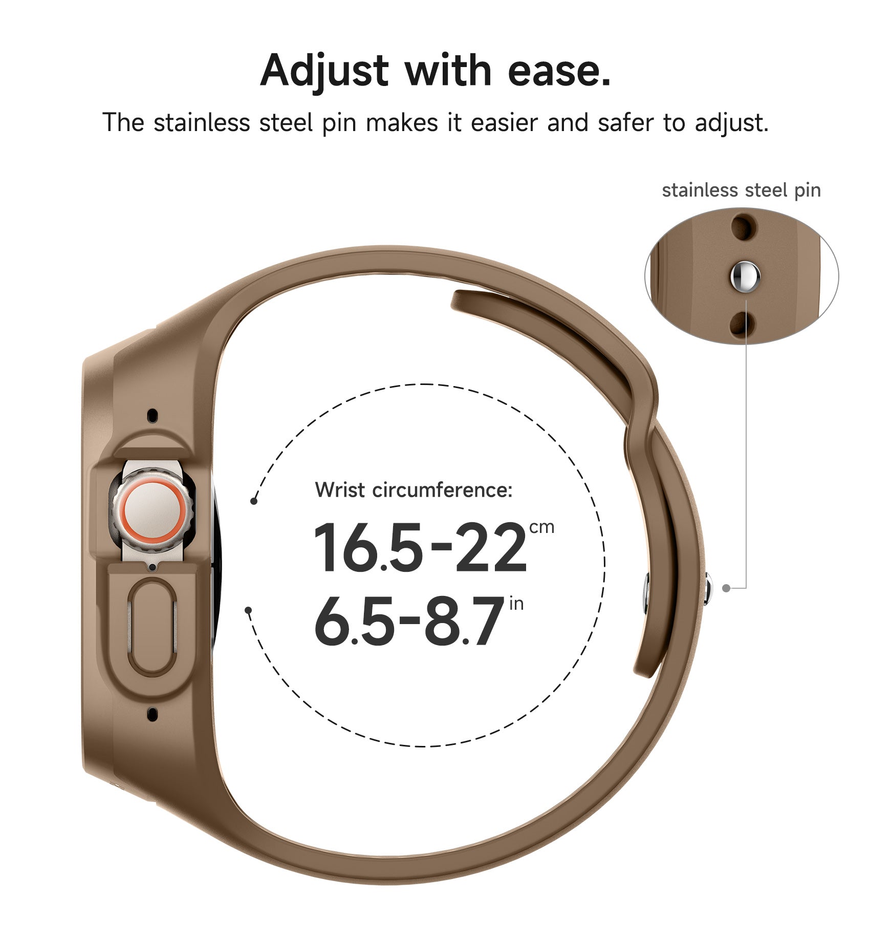 Suritch Sport Band for Apple Watch Ultra 1st Gen 49mm Soft Silicone Shockproof Rugged Protective Strap with Case for Women Men