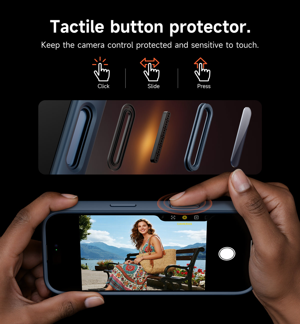 Suritch for iPhone 18 Pro Max MagSafe Case with Camera Cover and Built-in Kickstand