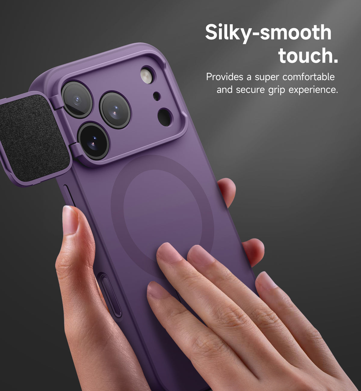 Suritch for iPhone 18 Pro Max MagSafe Case with Camera Cover and Built-in Kickstand