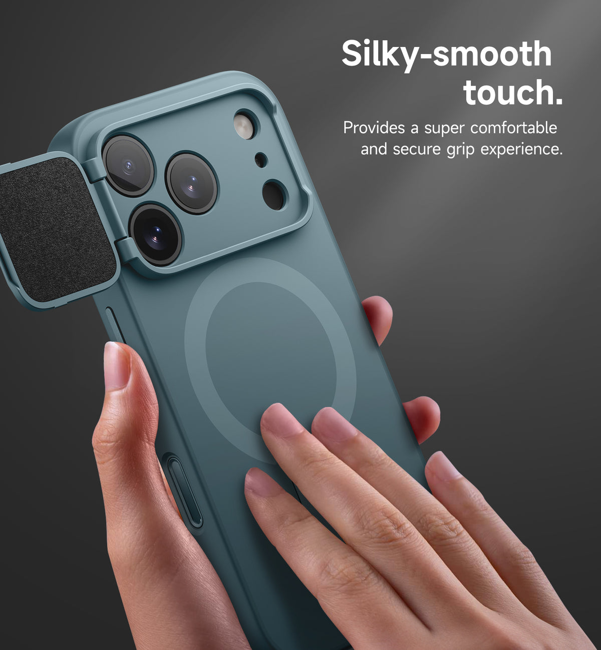 Suritch for iPhone 18 Pro Max MagSafe Case with Camera Cover and Built-in Kickstand