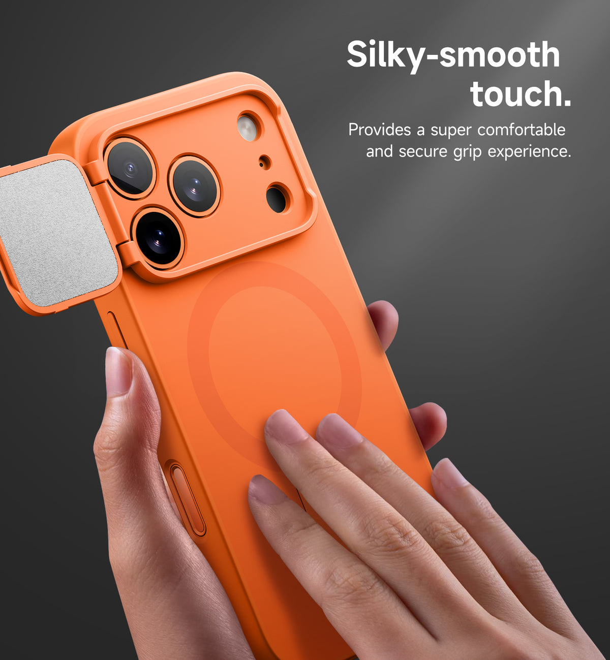 Suritch for iPhone 18 Pro Max MagSafe Case with Camera Cover and Built-in Kickstand